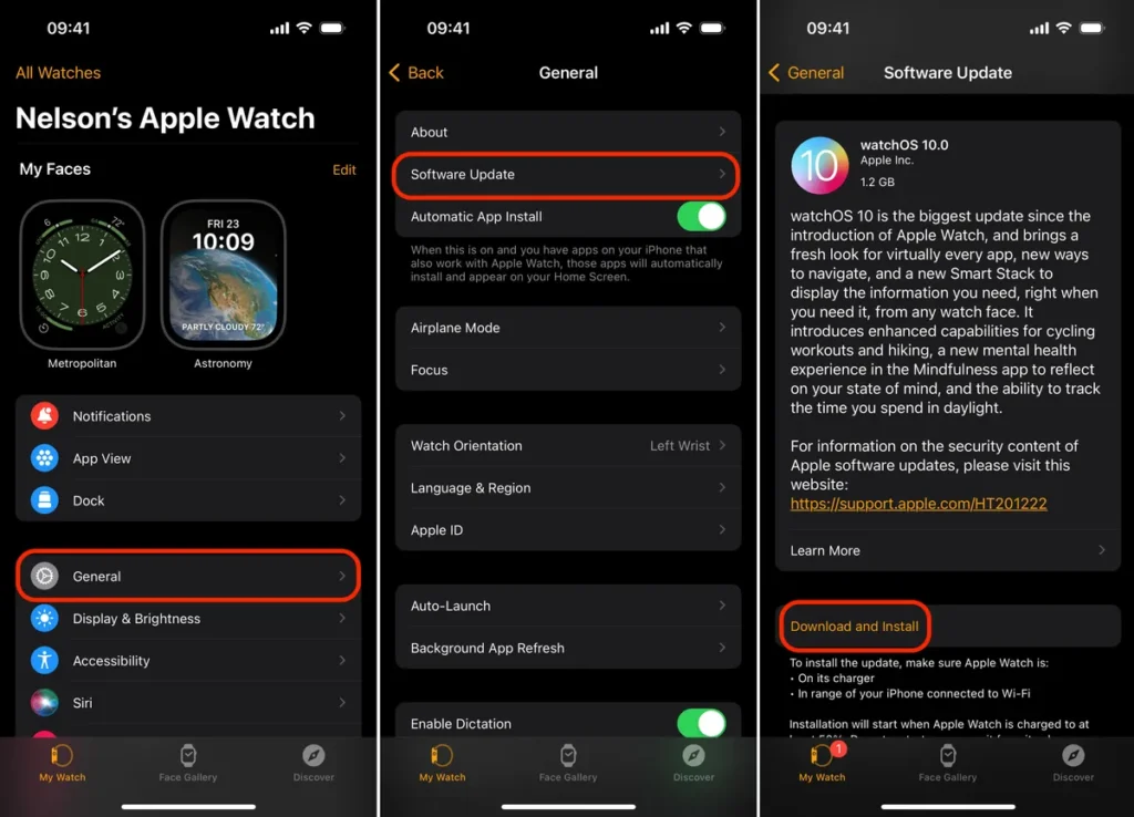 WatchOS Update